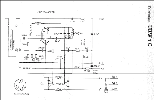 Einbau-Gerät, Einbau-Vorsatz UKW1C; Telefunken (ID = 7873) Adattatore