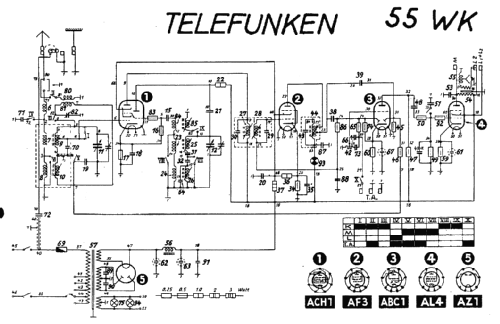 A55WK ; Telefunken (ID = 21208) Radio