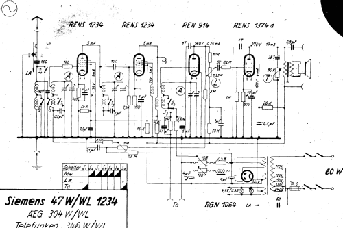 Admiral 346W ; Telefunken (ID = 2999047) Radio