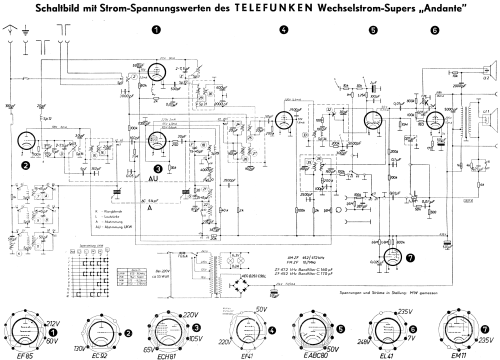 Andante 1952; Telefunken (ID = 2420027) Radio