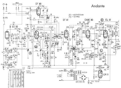 Andante 1952; Telefunken (ID = 85774) Radio