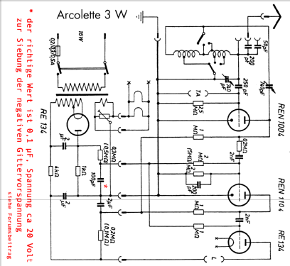 Arcolette 3W ; Telefunken (ID = 2225663) Radio