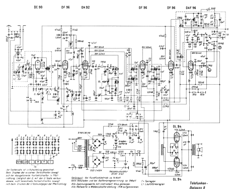 Bajazzo 8; Telefunken (ID = 22085) Radio