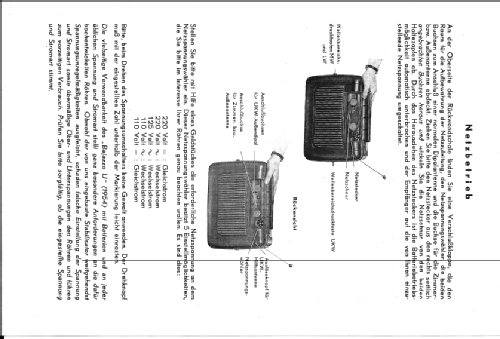 Bajazzo U 54 1954; Telefunken (ID = 2296242) Radio