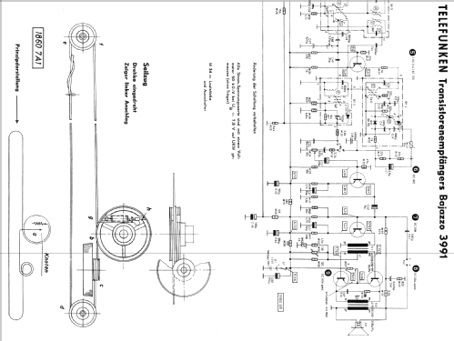 Bajazzo-UKW-Transistor 3991; Telefunken (ID = 199398) Radio
