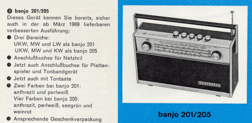 banjo automatic 205; Telefunken (ID = 2086051) Radio