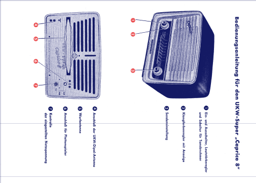 Caprice 8; Telefunken (ID = 185909) Radio