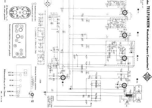 Concertino 7; Telefunken (ID = 722777) Radio