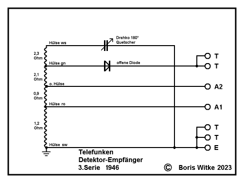 Detektor-Empfänger ; Telefunken (ID = 2862614) Crystal