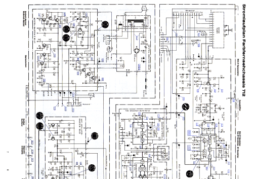 Farbfernseh-Chassis Ch= 712; Telefunken (ID = 2000025) Television