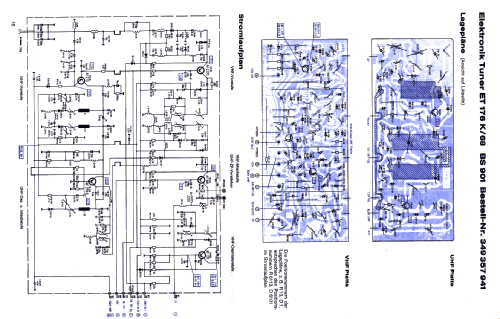 Farbfernseh-Chassis Ch= 712; Telefunken (ID = 2002156) Television