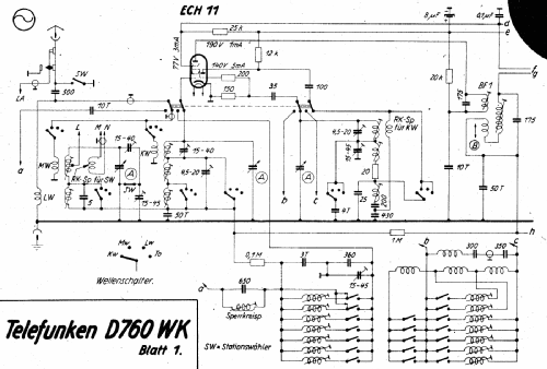 Gross-Super D760WK; Telefunken (ID = 2895458) Radio