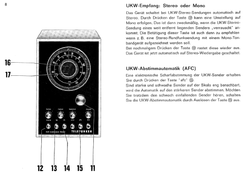 hifi compact 2000; Telefunken (ID = 1848344) Radio