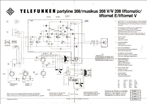 Liftomat V; Telefunken (ID = 305467) R-Player