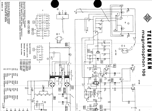 Magnetophon 106; Telefunken (ID = 28380) R-Player