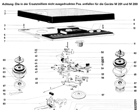 Magnetophon 201 M-201; Telefunken (ID = 1713184) R-Player