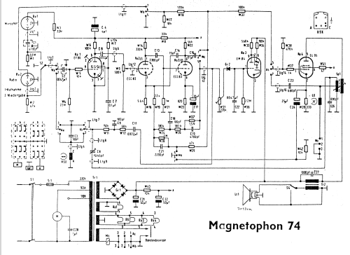 Magnetophon 74K; Telefunken (ID = 553196) R-Player