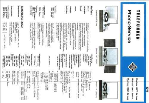 Musikus 108V de Luxe; Telefunken (ID = 536162) R-Player