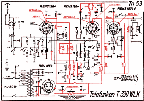 Nauen 330WLK ; Telefunken (ID = 3020474) Radio