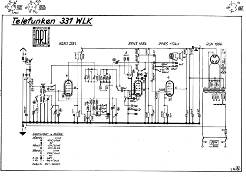 Nauen 331WLK ; Telefunken (ID = 2476725) Radio