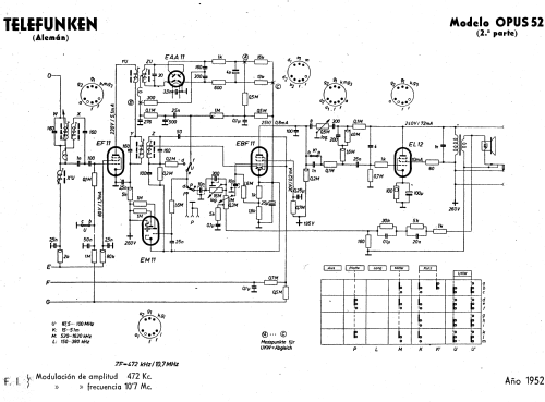 Opus 52W; Telefunken (ID = 1693675) Radio