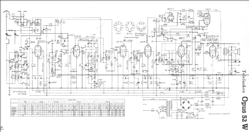 Opus 52W; Telefunken (ID = 7523) Radio