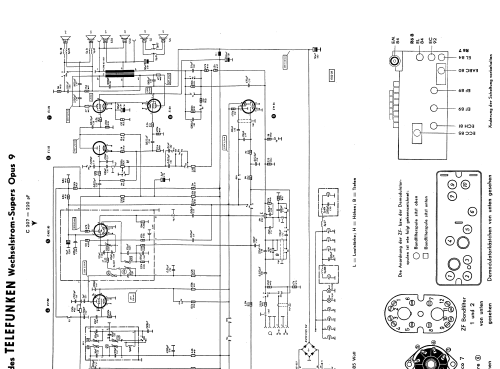 Opus 9 Hi-Fi; Telefunken (ID = 1950531) Radio