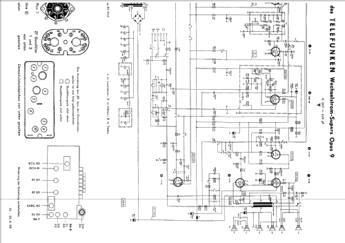 Opus 9 Hi-Fi; Telefunken (ID = 66655) Radio