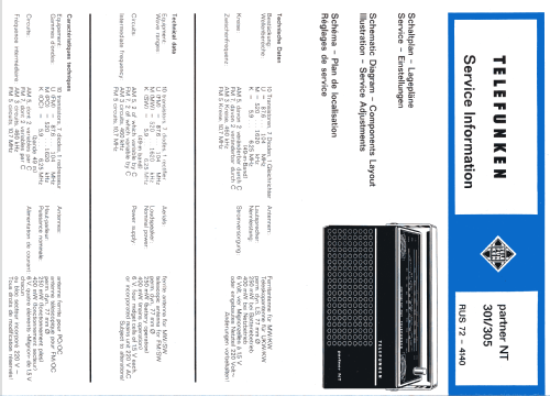 partner NT301; Telefunken (ID = 681385) Radio