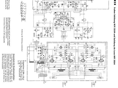 Salzburg 2554 Hi-Fi; Telefunken (ID = 1612818) Radio