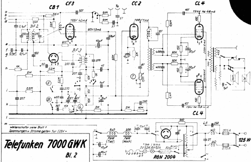 Spitzensuper 7000GWK ; Telefunken (ID = 2896833) Radio