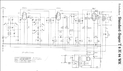 Standard-Super 8H64WK; Telefunken (ID = 7531) Radio