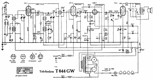 Super 644GW ; Telefunken (ID = 718917) Radio