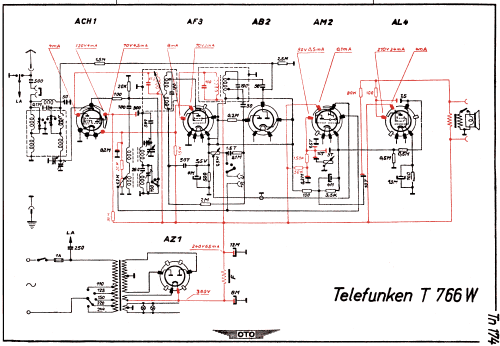 Super 766W ; Telefunken (ID = 3020894) Radio