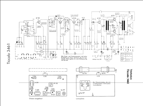 Ticcolo 3461; Telefunken (ID = 27723) Radio