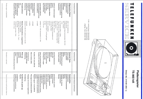 TS860; Telefunken (ID = 684656) R-Player