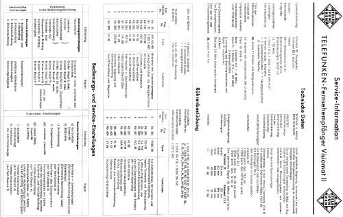 Visiomat II ; Telefunken (ID = 1644470) Television