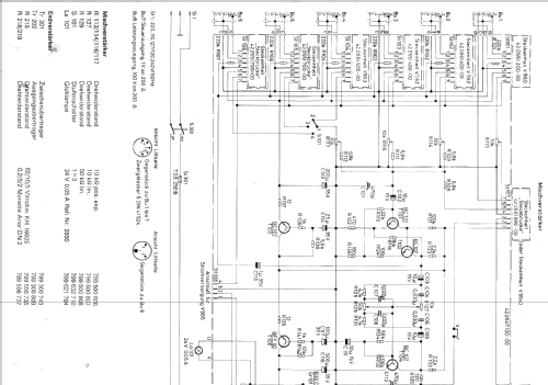 Vollverstärker V661; Telefunken (ID = 691225) Ampl/Mixer