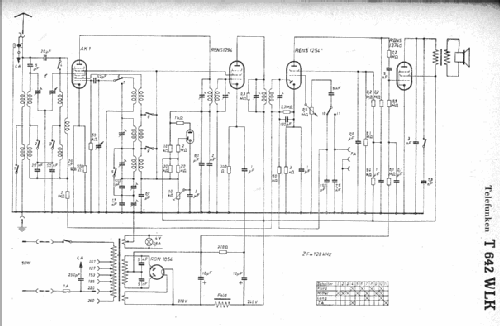 Marschall 642WLK ; Telefunken; Wien (ID = 1526654) Radio