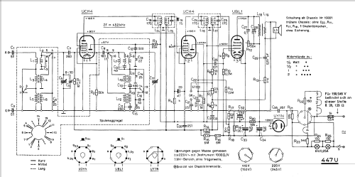 Gemeinschaftssuper 447U; Telefunken; Wien (ID = 82356) Radio