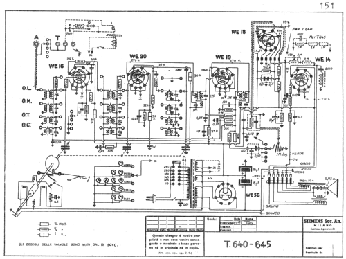 T640; Telefunken Italia, (ID = 260339) Radio