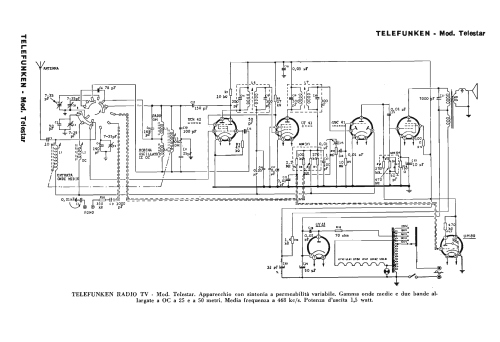 Telestar ; Telefunken Italia, (ID = 2469257) Radio