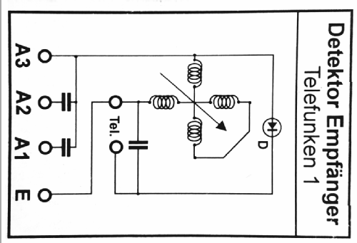 Detektor-Empfänger 1; Telefunken; Wien (ID = 2237333) Crystal