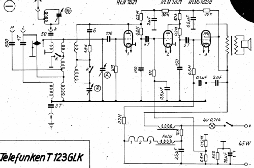 Kurier 123GL/o ; Telefunken; Wien (ID = 2897705) Radio