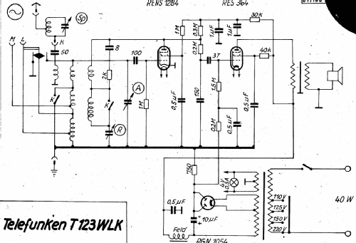 Kurier 123WL/o ; Telefunken; Wien (ID = 2898227) Radio