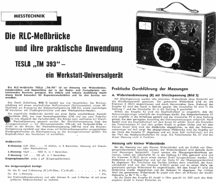 RLC Mustek TM 393; Tesla; Praha, (ID = 714953) Equipment