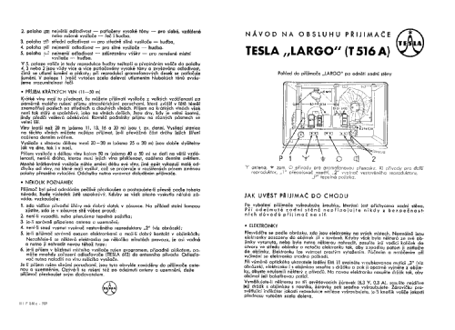 Largo T 516 A; Tesla; Praha, (ID = 1773879) Radio