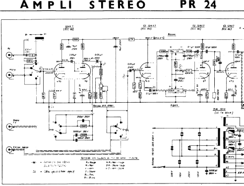 Stereo-Verstärker PR24 ; Thorens SA; St. (ID = 594235) Ampl/Mixer