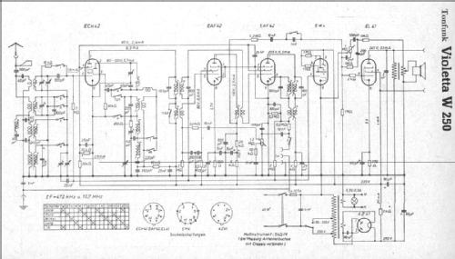 Violetta W250M; Tonfunk Export nach (ID = 17114) Radio