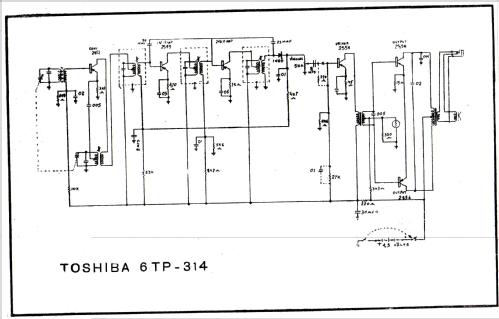 6 TP-314 A; Toshiba Corporation; (ID = 329520) Radio